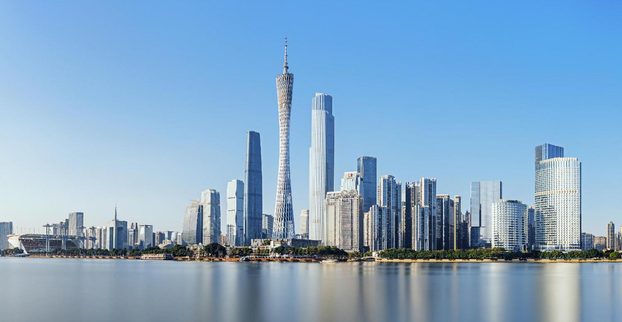 Yun Jin City View Hotel - Guangzhou Taikoo Hui Zhujiang New Town Tianhe Sports Center المظهر الخارجي الصورة