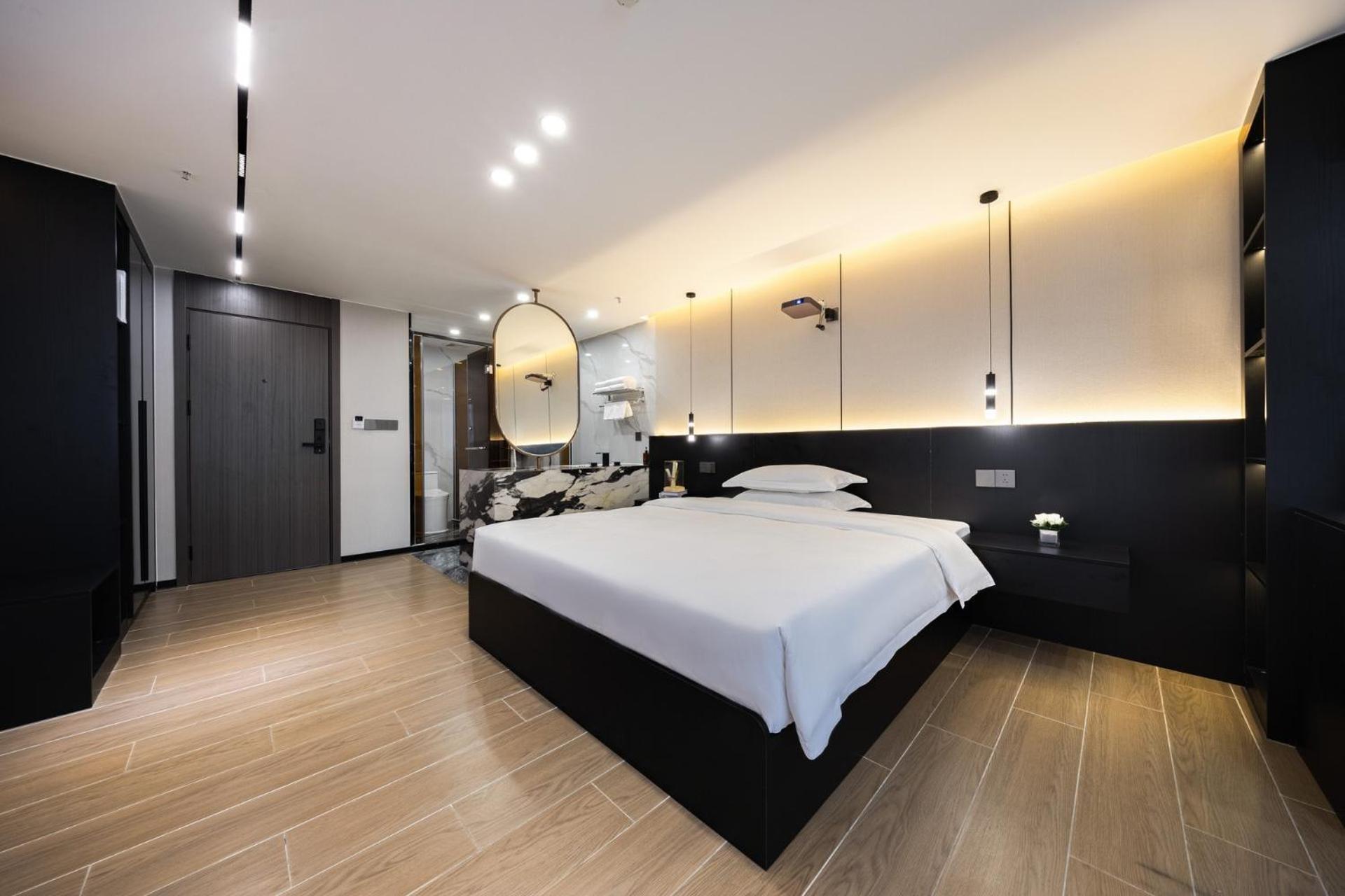 Yun Jin City View Hotel - Guangzhou Taikoo Hui Zhujiang New Town Tianhe Sports Center المظهر الخارجي الصورة