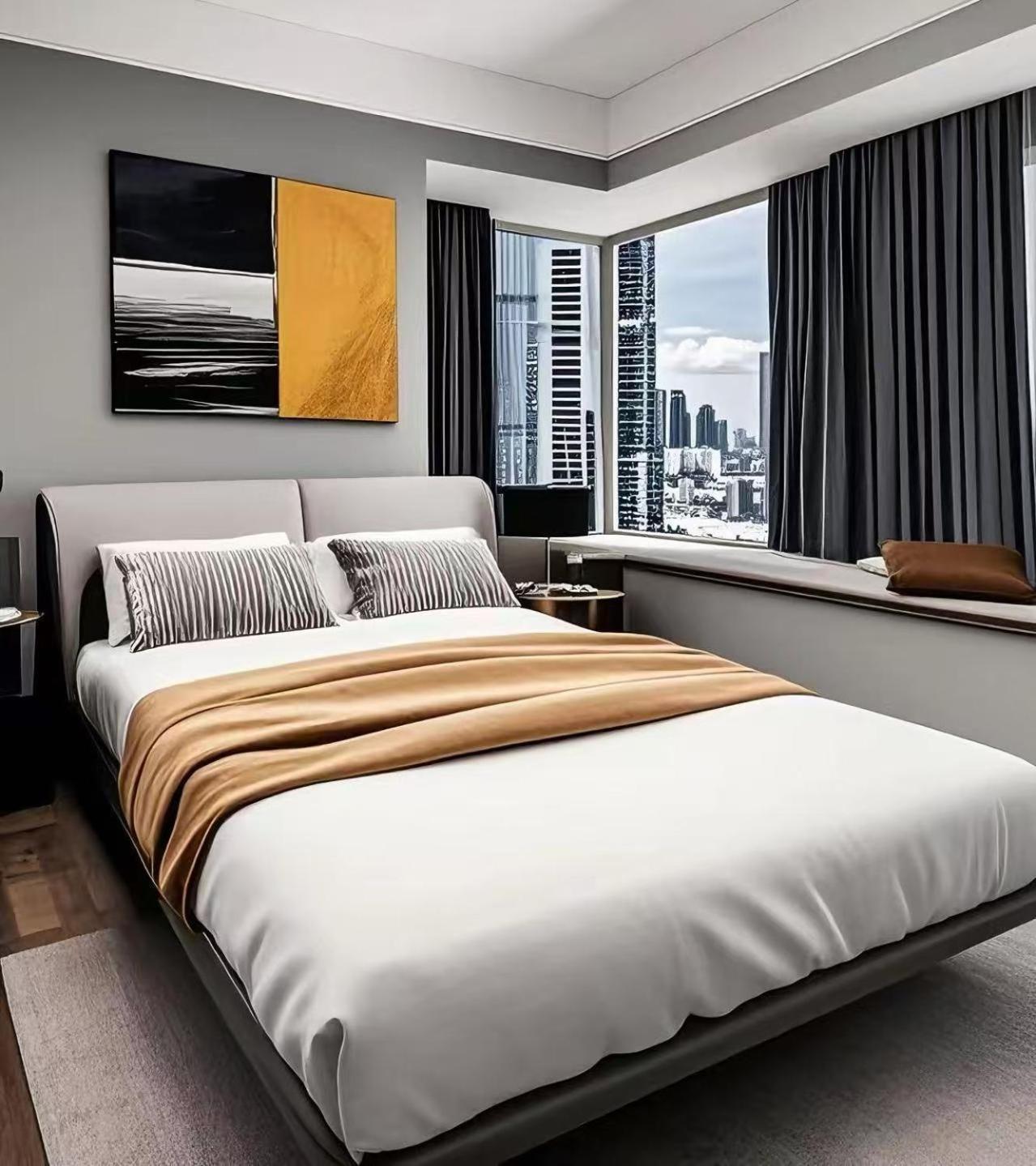 Yun Jin City View Hotel - Guangzhou Taikoo Hui Zhujiang New Town Tianhe Sports Center المظهر الخارجي الصورة
