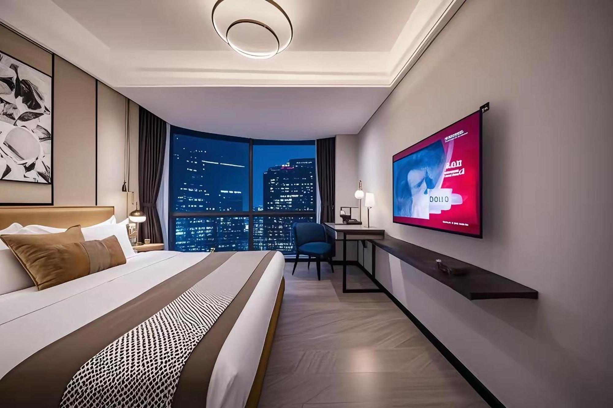 Yun Jin City View Hotel - Guangzhou Taikoo Hui Zhujiang New Town Tianhe Sports Center المظهر الخارجي الصورة