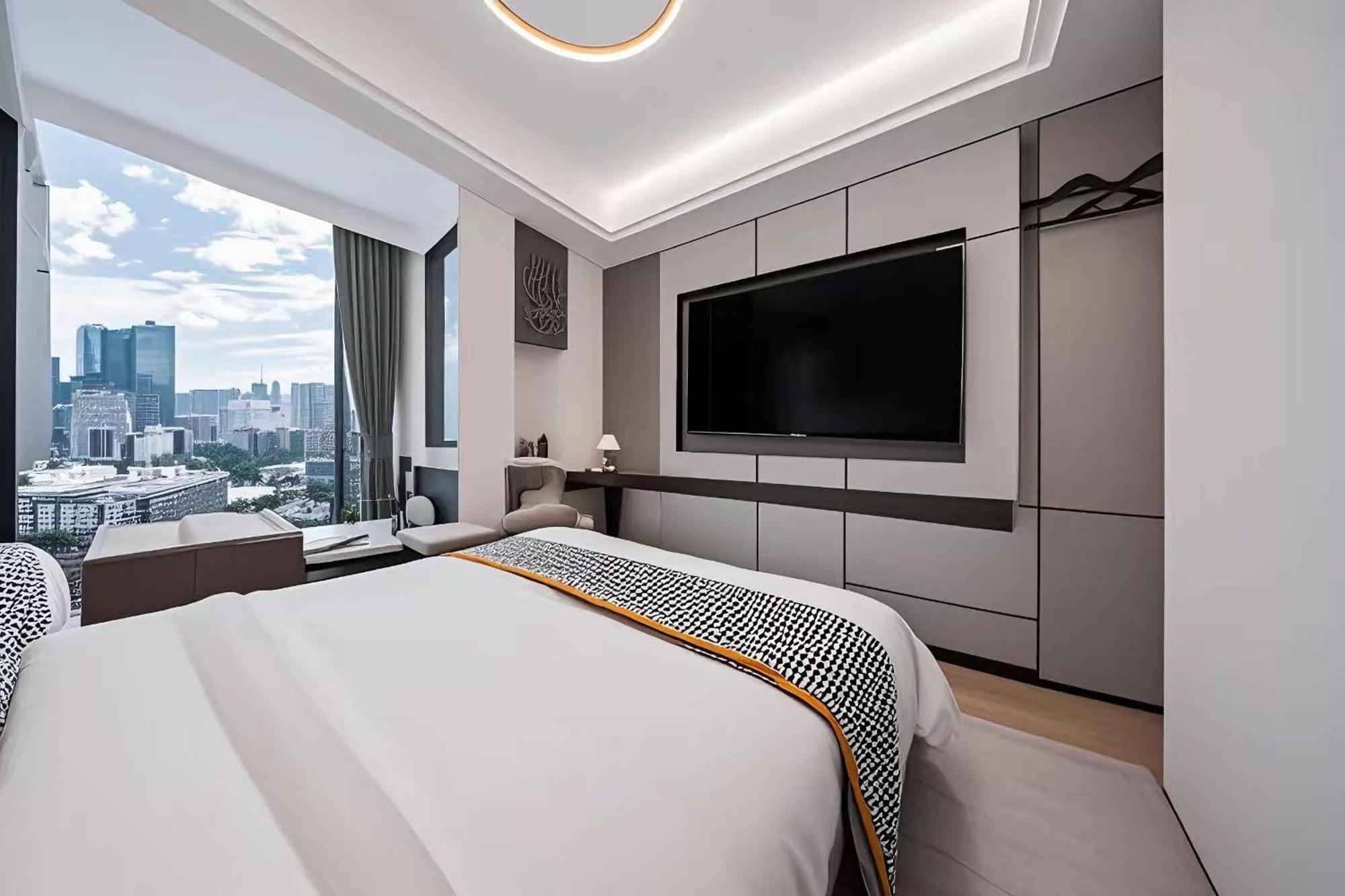 Yun Jin City View Hotel - Guangzhou Taikoo Hui Zhujiang New Town Tianhe Sports Center المظهر الخارجي الصورة