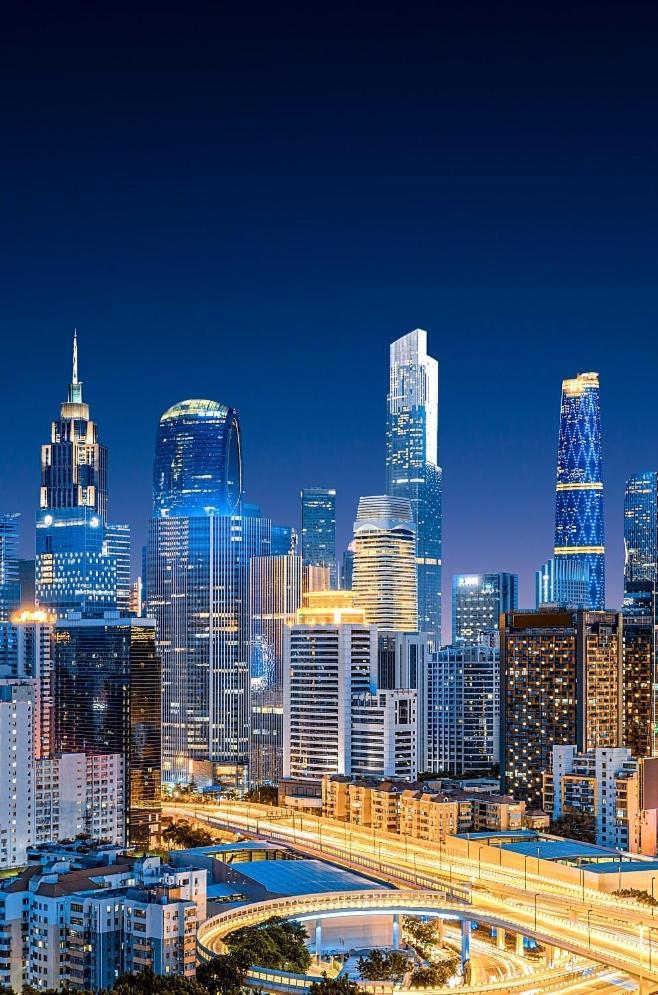 Yun Jin City View Hotel - Guangzhou Taikoo Hui Zhujiang New Town Tianhe Sports Center المظهر الخارجي الصورة